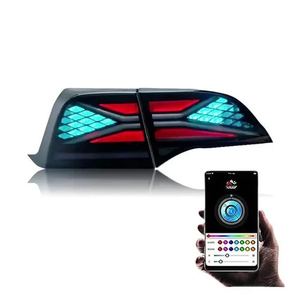 NTXGlow RGB LED Tail Lights (2020-24 Tesla Model Y & 2022-23 Model 3)