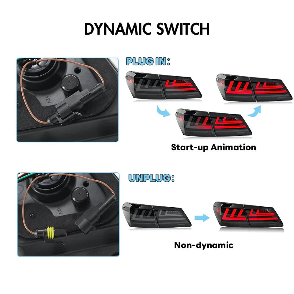 NTXGlow LED Tail Lights (2007-2012 Lexus ES350, ES330)