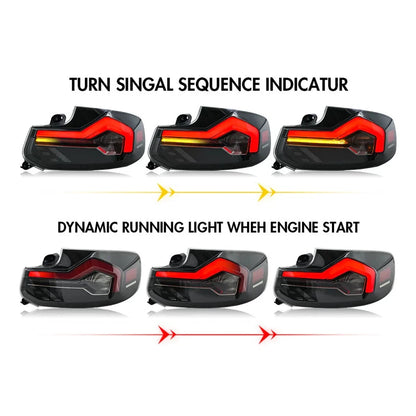 NTXGlow Smoke Red LED GTS Tail Lights (2014-2021 BMW 2-Series F22, F23, F87 M2)