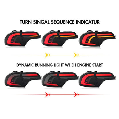 NTXGlow LED Tail Lights (2006-2011 Honda Civic Sedan 4-Door)