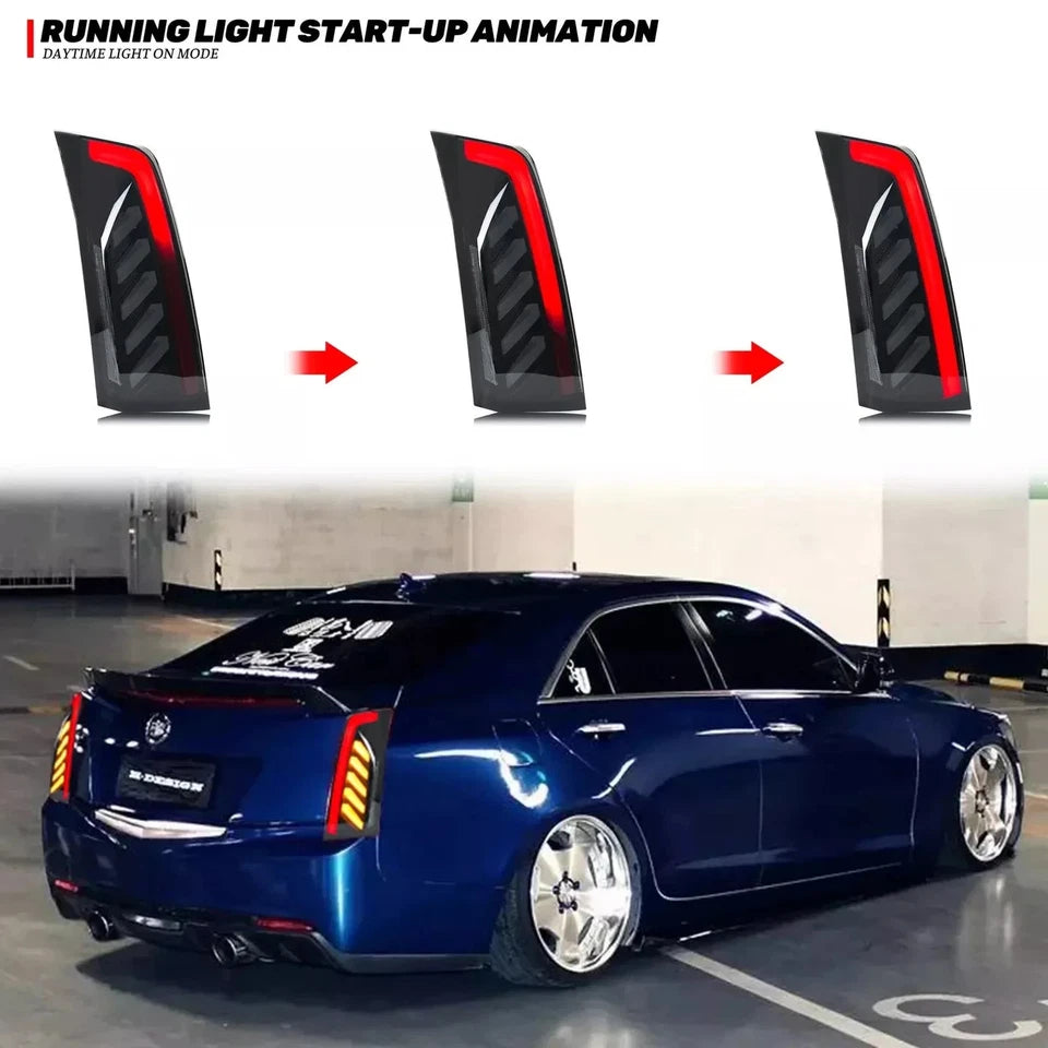 NTXGlow Start-up Animation LED Tail Lights (2013-19 Cadillac ATS ATS-L Sedan 1st Gen)