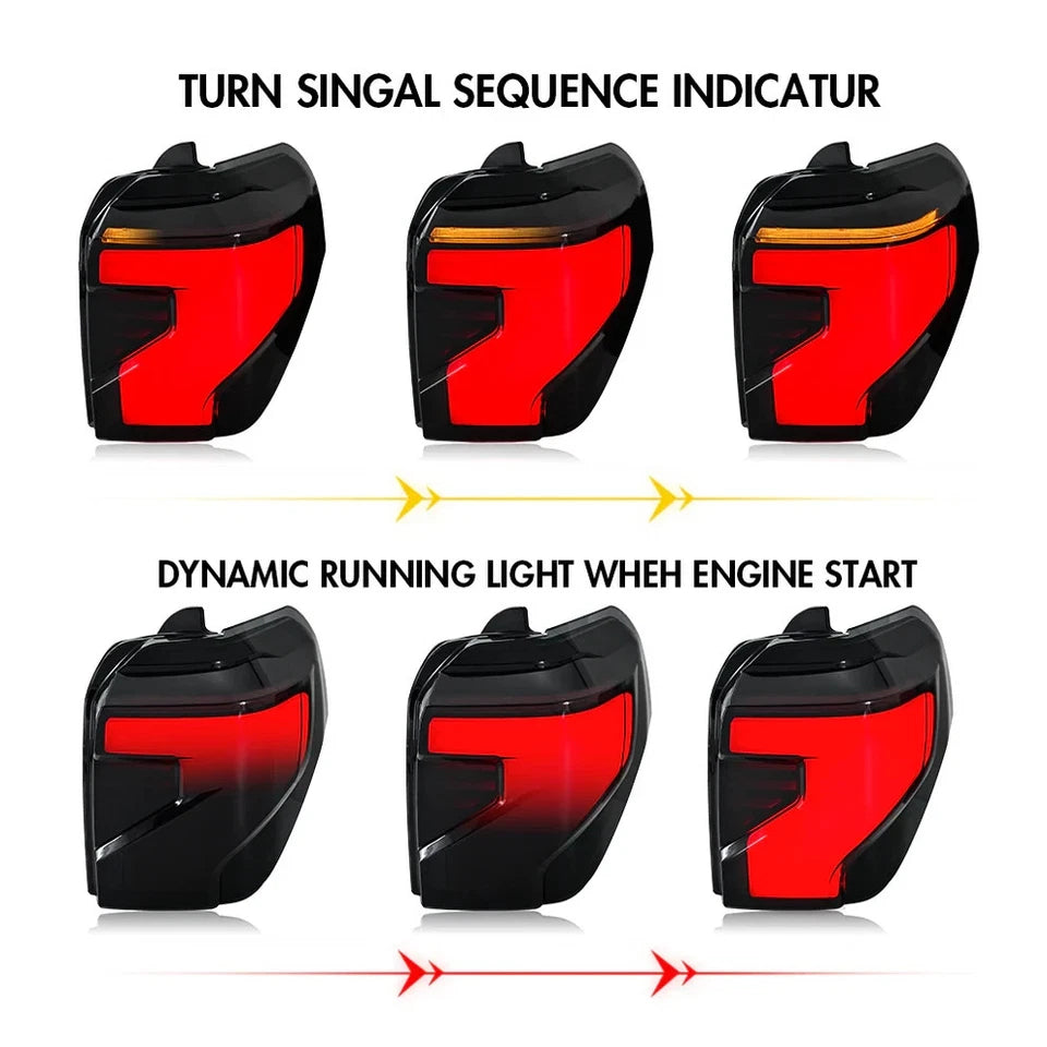 NTXGlow LED Tail Lights (2010-2023 Toyota 4Runner 5th Gen)