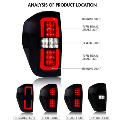 NTXGlow Black Smoked LED Tail Lights (2009-2014 Ford F-150)