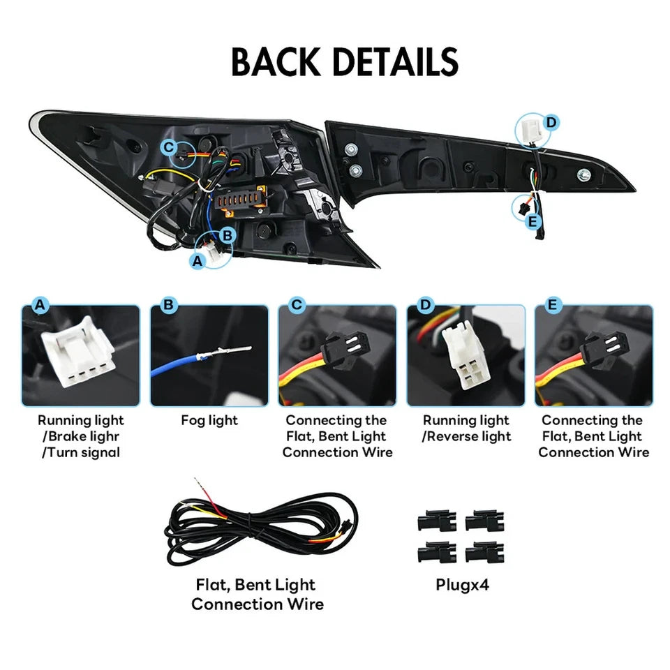 NTXGlow LED Tail Lights (2020-2024 Toyota Corolla US Hatchback)