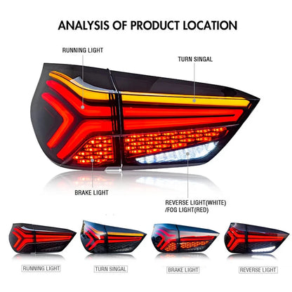 NTXGlow Smoked LED Tail Lights (2020-2021 Honda Fit & Jazz)