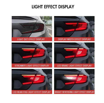 NTXGlow Red LED Tail Lights with Start-Up Animation (2018-22 Honda Accord)