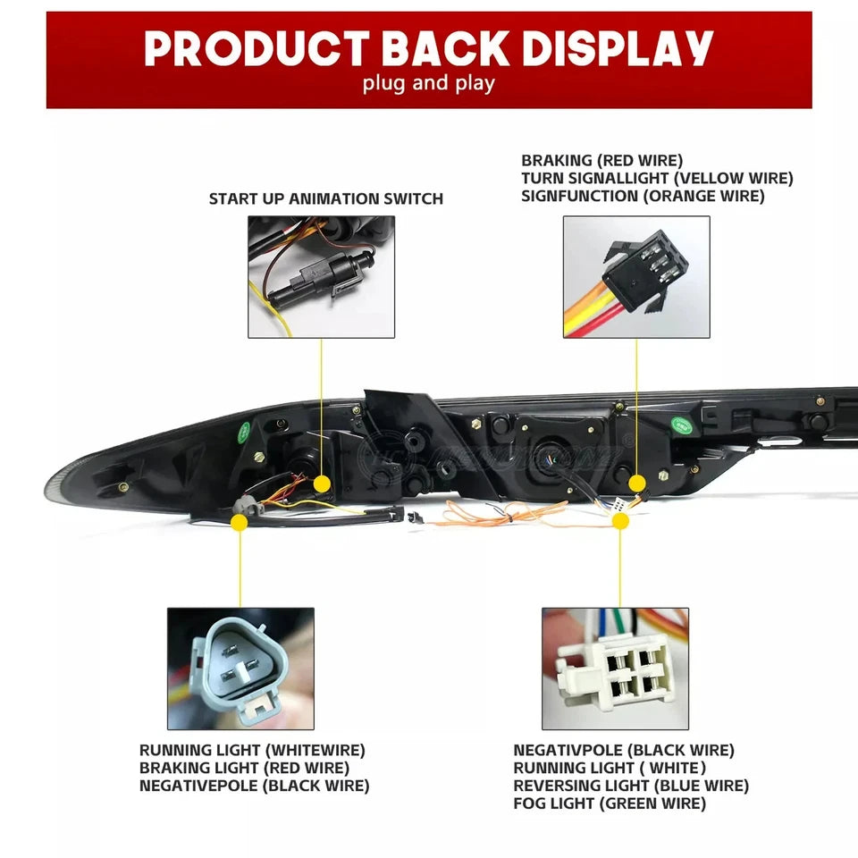 NTXGlow RGB Tail Lights (2025 Toyota Camry XLE, XSE, LE, LEV 9th Gen)