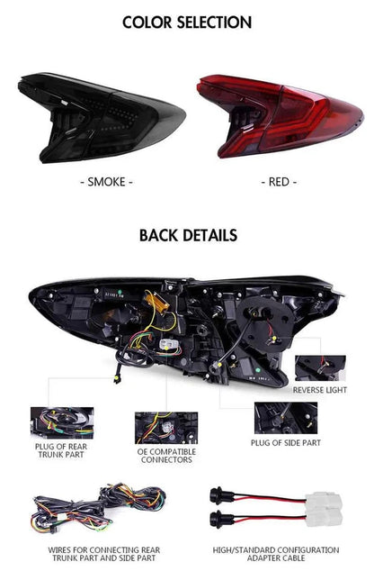 NTXGlow Smoked LED Tail Lights (2018-2020 Toyota C-HR)