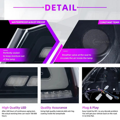 NTXGlow Smoke White LED Tail Lights (2006-2012 Honda Civic FD1, FD2 Type-R)