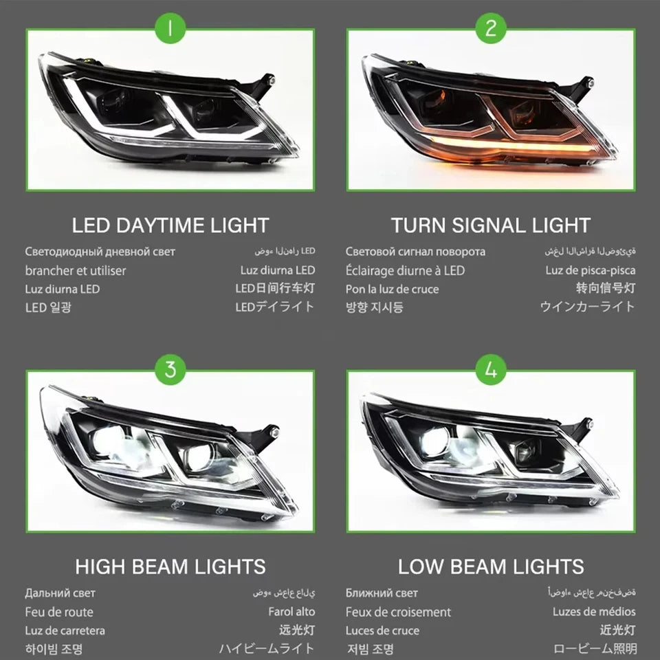 NTXGlow LED Projector Headlights (2010-2012 Volkswagen Tiguan)