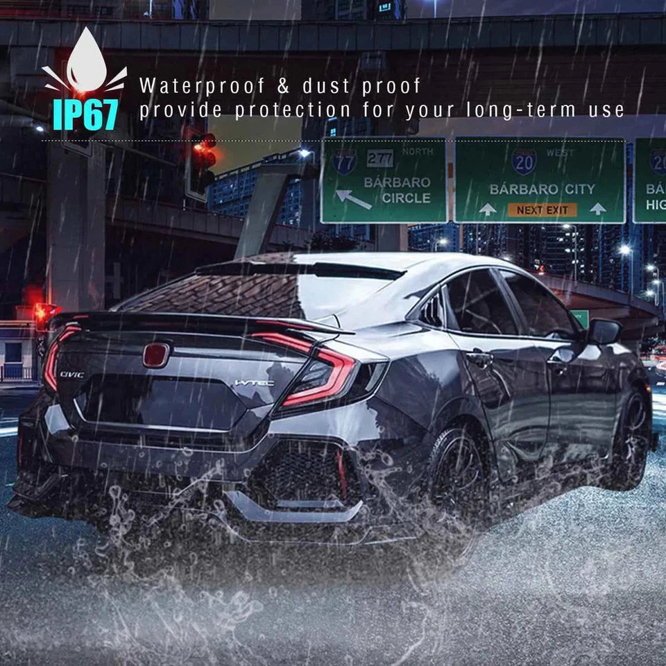 NTXGlow Smoked LED Tail Lights (2016-20 Honda Civic Hatchback)