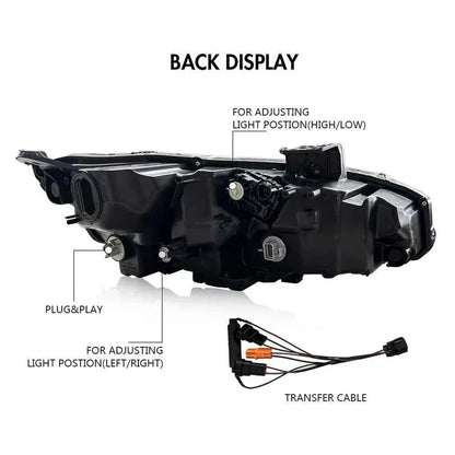 NTXGlow Demon Eye LED Headlights (2016-2021 Honda Civic 10th Gen)