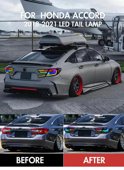NTXGlow Customizable RGB Tail Lights (2018-2022 Honda Accord 10th Gen)