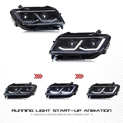 NTXGlow Start-UP Animation LED Headlights (2017-2021 Volkswagen Tiguan)