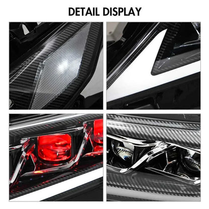 NTXGlow Carbon Fiber LED Headlights (2018-2024 Toyota Camry 8th Gen)