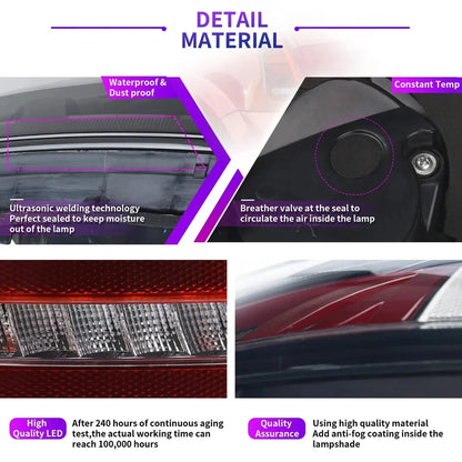 NTXGlow Red LED Tail Lights (2001-2008 BMW Mini Cooper R50, R53)