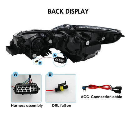 NTXGlow LED Headlights (2006-2011 Lexus GS300, GS350, GS430, GS460, GS450H)