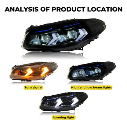 NTXGlow LED Headlights (2010-2019 BMW 5-Series F10)