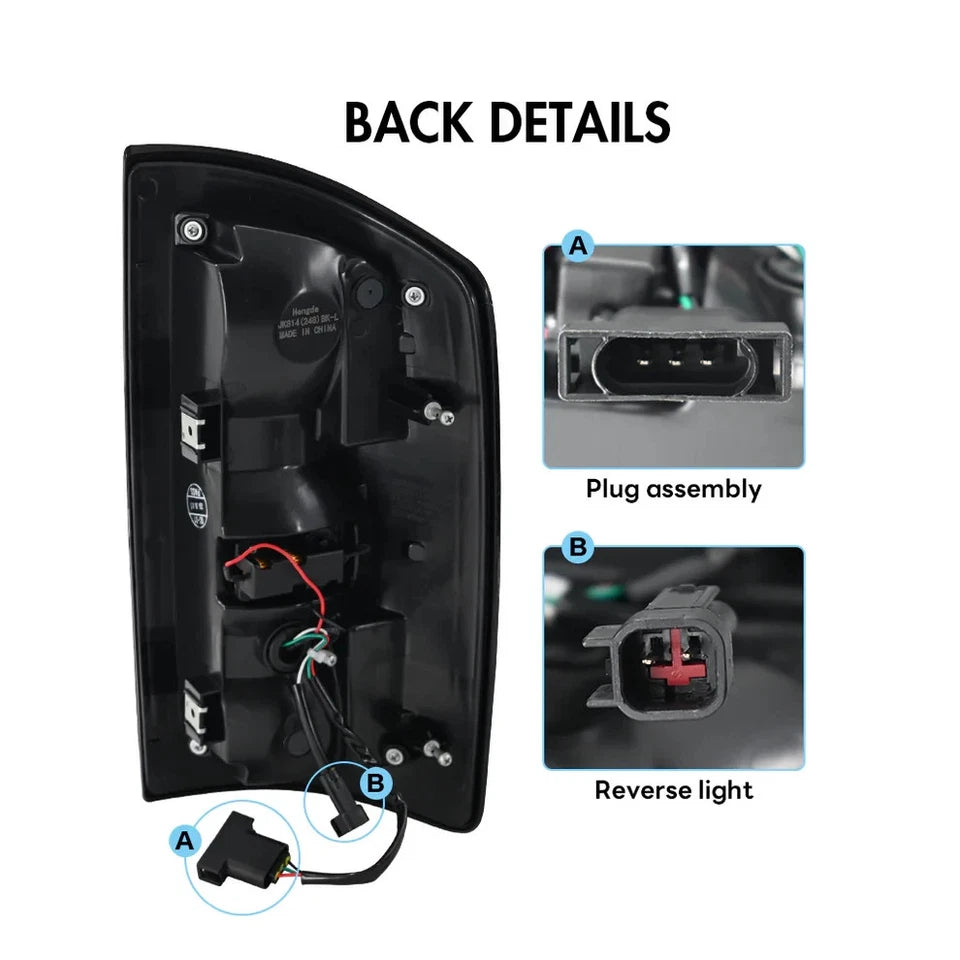 NTXGlow LED Tail Lights (2002-06 Dodge Ram 1500 & 2003-06 Ram 2500, Ram 3500)