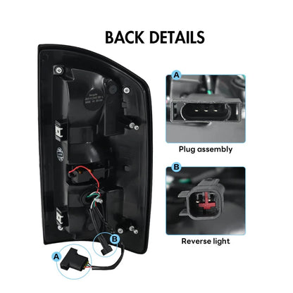 NTXGlow LED Tail Lights (2002-06 Dodge Ram 1500 & 2003-06 Ram 2500, Ram 3500)