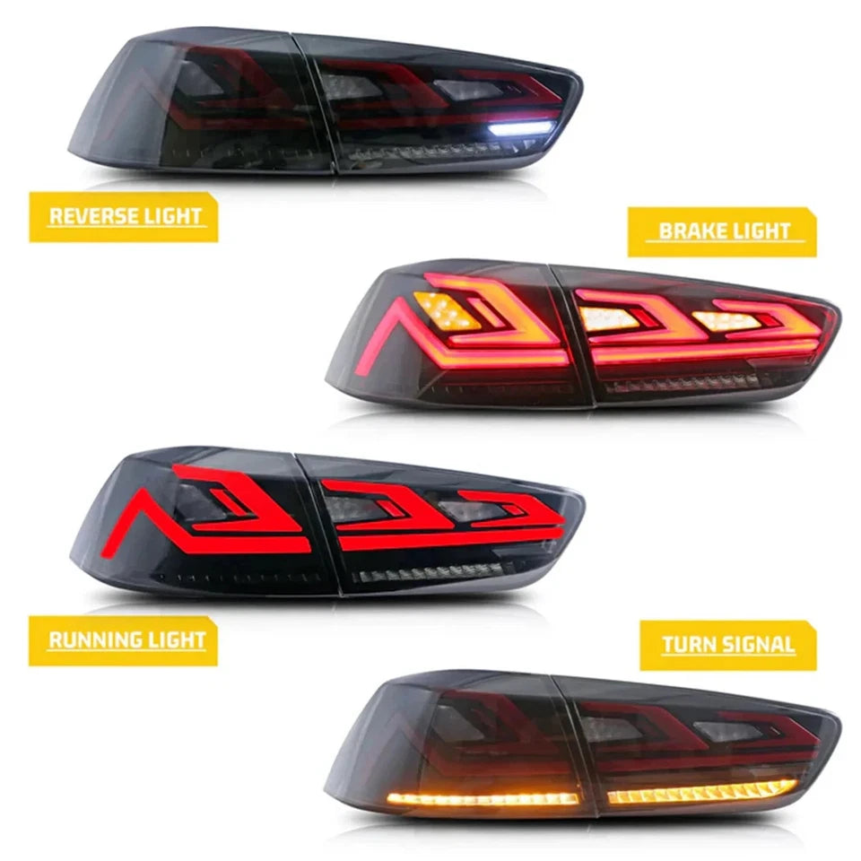 NTXGlow Start-Up Animation LED Tail Lights (2008-2017 Mitsubishi Lancer & EVO X)