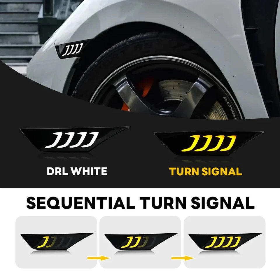 NTXGlow Smoked LED Side Marker Lights (2016-2021 Honda Civic)