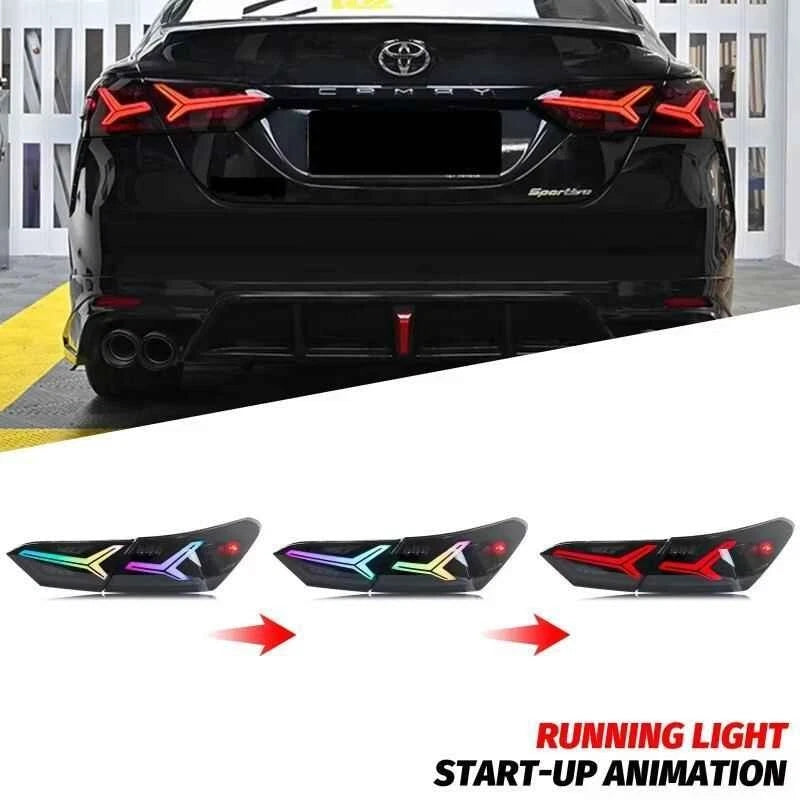 NTXGlow RGB LED Tail Lights (2018-2024 Toyota Camry)
