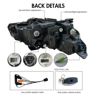 NTXGlow RGB Headlights (2016-2021 Honda Civic 10th Gen)