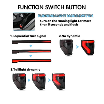 NTXGlow LED Tail Lights (2009-2014 Ford F-150)