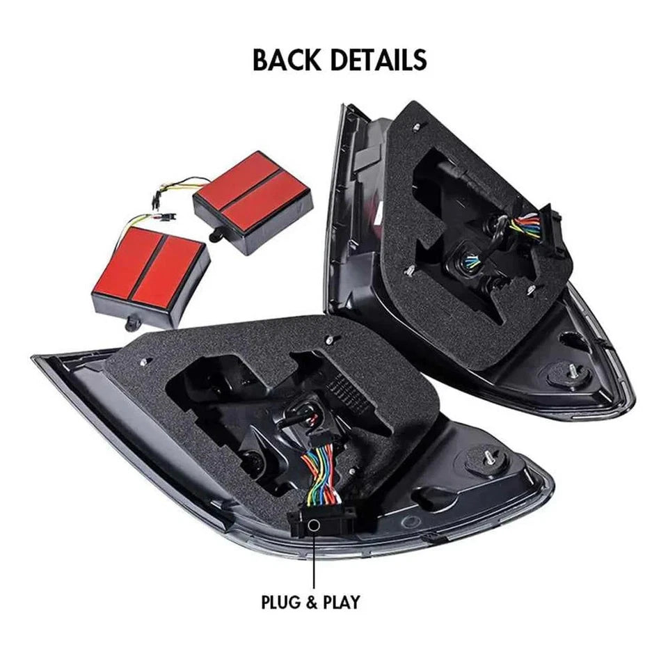 NTXGlow LED Tail Lights (2007-2014 Mercedes-BENZ W204 C180 C200 C260 C300)