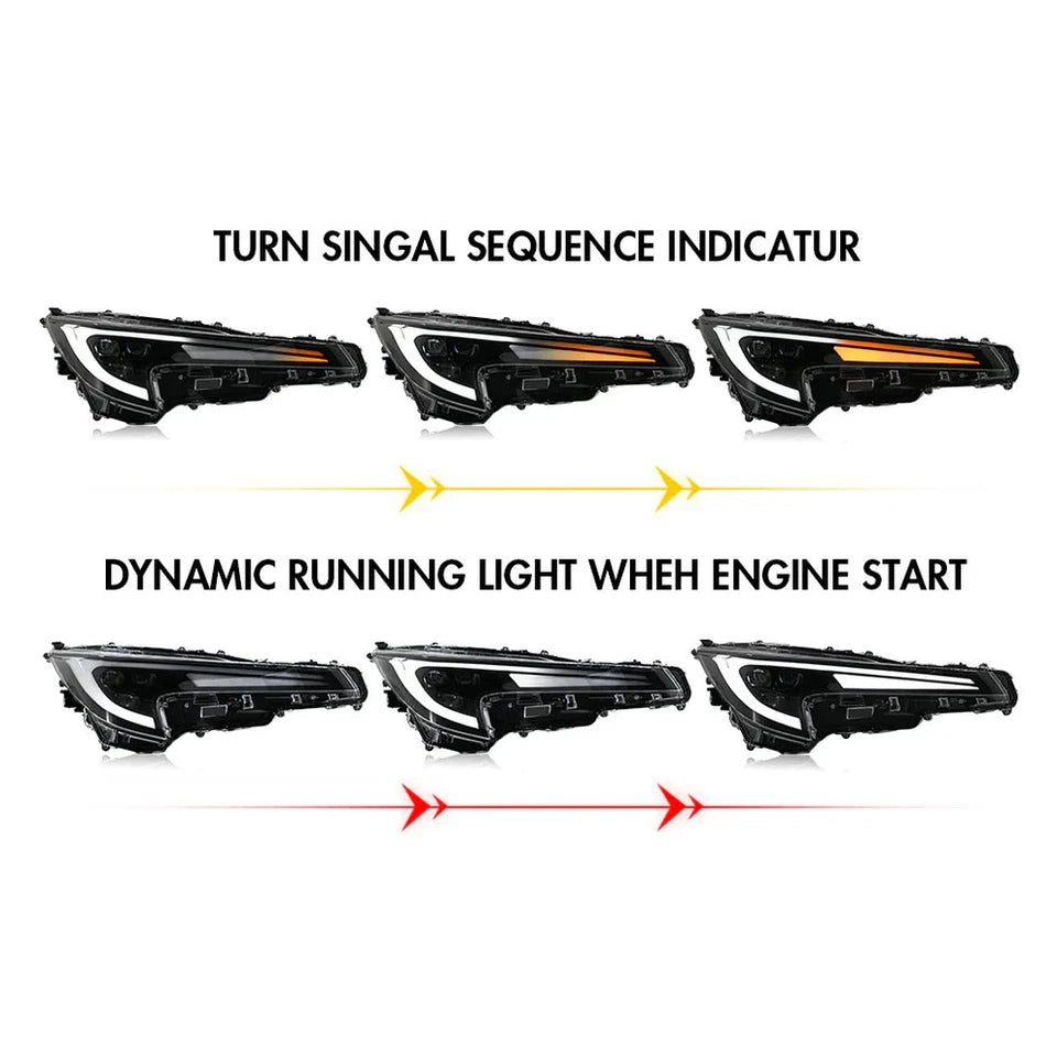 NTXGlow LED Headlights (2020-25 Toyota Corolla Sedan)