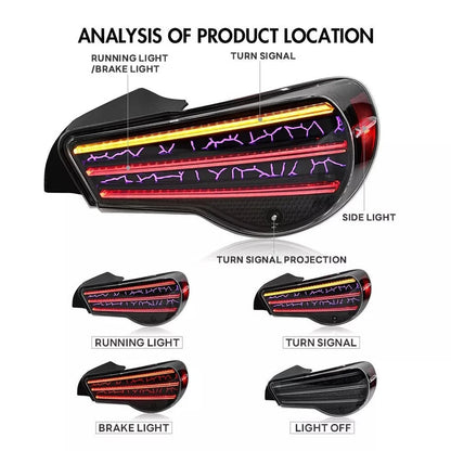 NTXGlow RGB Tail Lights (2012-20 Toyota GR86, Subaru BRZ, Scion FR-S)