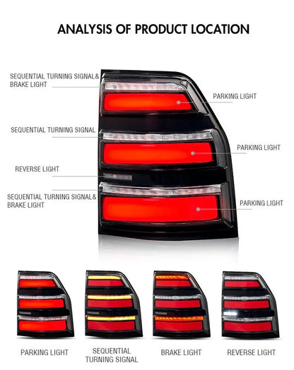 NTXGlow LED Tail Lights (2006-20 Mitsubishi Montero Pajero V93 V97)