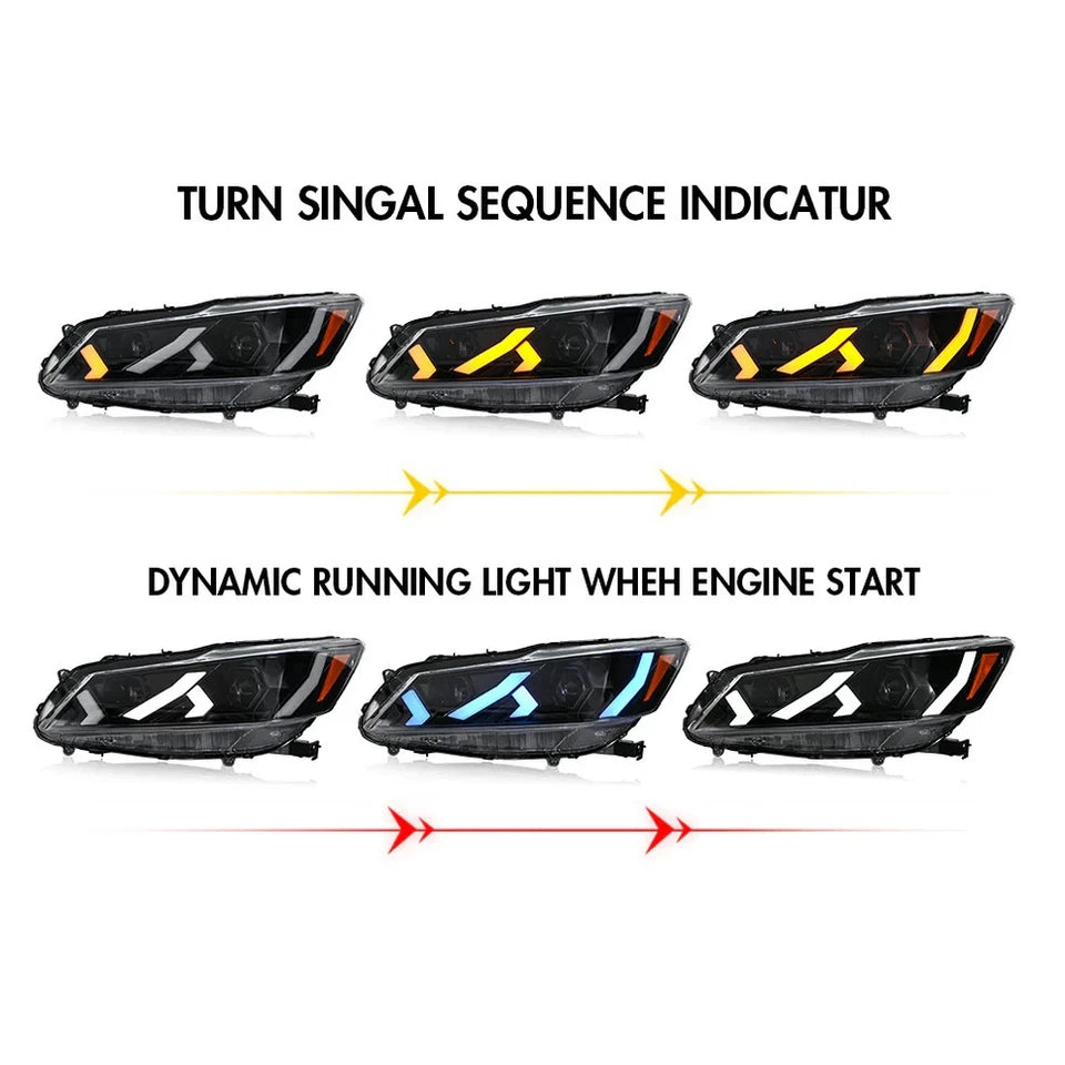 NTXGlow LED Headlights (2016-2017 Honda Accord Sedan)