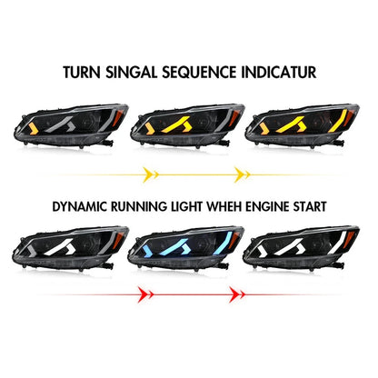 NTXGlow LED Headlights (2016-2017 Honda Accord Sedan)