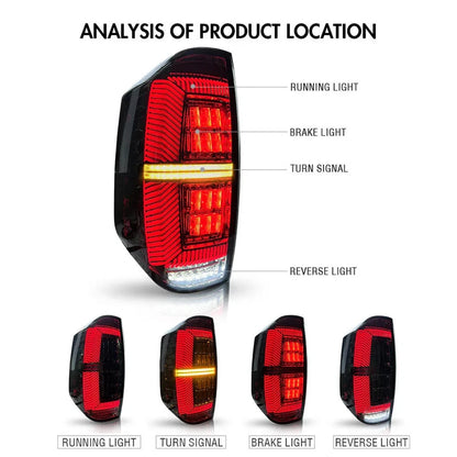 NTXGlow Smoke LED Tail Lights (2014-2021 Toyota Tundra)