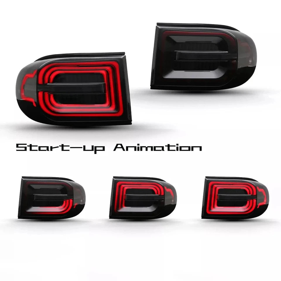 NTXGlow Smoked LED Tail Lights (2007-2021 Toyota FJ Cruiser)