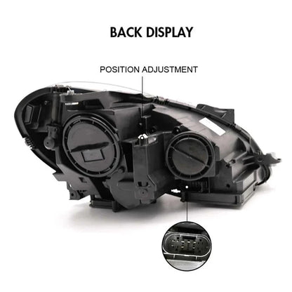 NTXGlow Clear LED Headlights (2007-2014 Mercedes-BENZ C-Class W204)