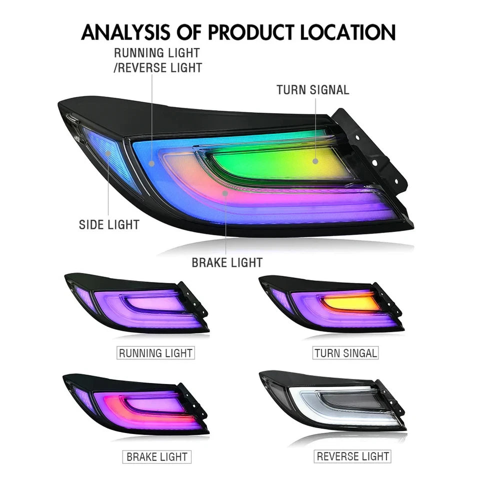 NTXGlow RGB LED Tail Lights (2021-25 Toyota GR86 & Subaru BRZ)
