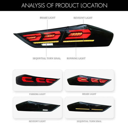 NTXGlow Smoked LED Tail Lights (2015-2018 Hyundai Elantra)