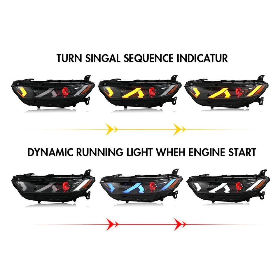 NTXGlow Demon Eye LED Headlights (2023-2025 Honda Accord Sedan)