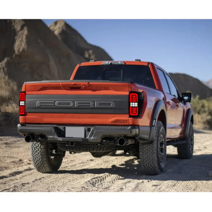 NTXGlow Black Smoked LED Tail Lights (2009-2014 Ford F-150)