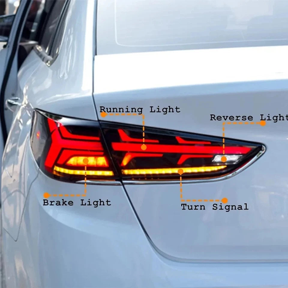 NTXGlow Smoked LED Tail Lights (2018-2019 Hyundai Sonata)