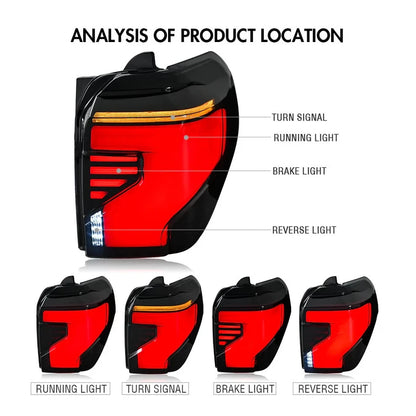 NTXGlow LED Tail Lights (2010-2023 Toyota 4Runner 5th Gen)