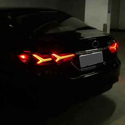 NTXGlow Smoke Tail Lights For (2018-2024 Toyota Camry SE, LE, XSE, XLE, TRD)