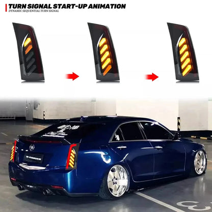 NTXGlow Start-up Animation LED Tail Lights (2013-19 Cadillac ATS ATS-L Sedan 1st Gen)