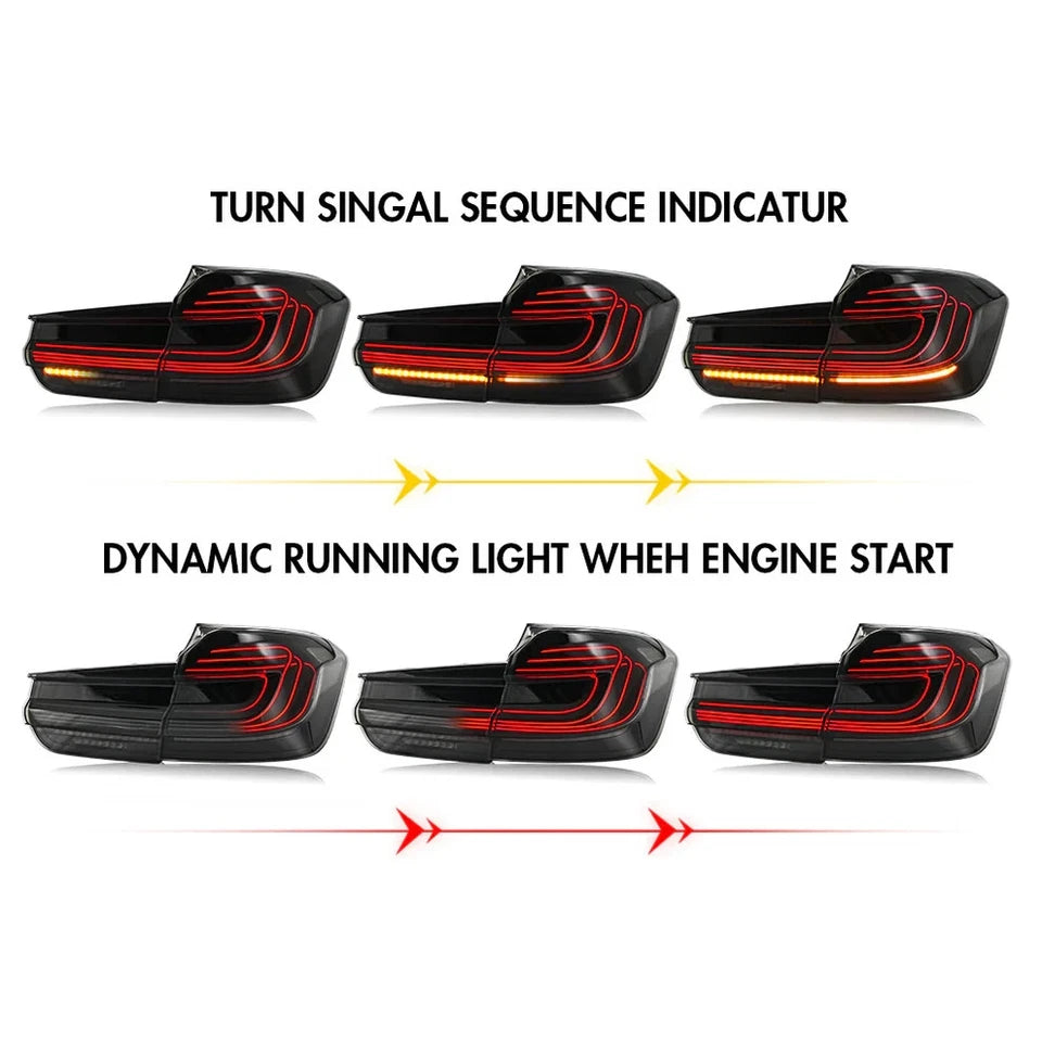 NTXGlow LED Tail Lights (2013-2018 BMW 3-Series F30 & F80 M3)