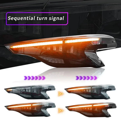 NTXGlow LED Tail Lights & Middle Lamp (2020-2023 Toyota Sienna)