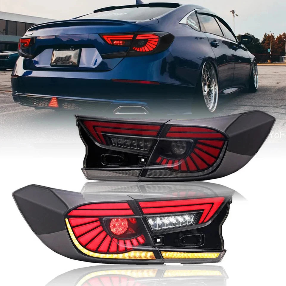 NTXGlow Smoked LED Tail Lights (2018-2021 Honda Accord 10th Gen Sedan)