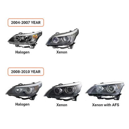 NTXGlow RGB LED Headlights (2005-2010 BMW 5-Series E60, 525i, 530i, 540i)